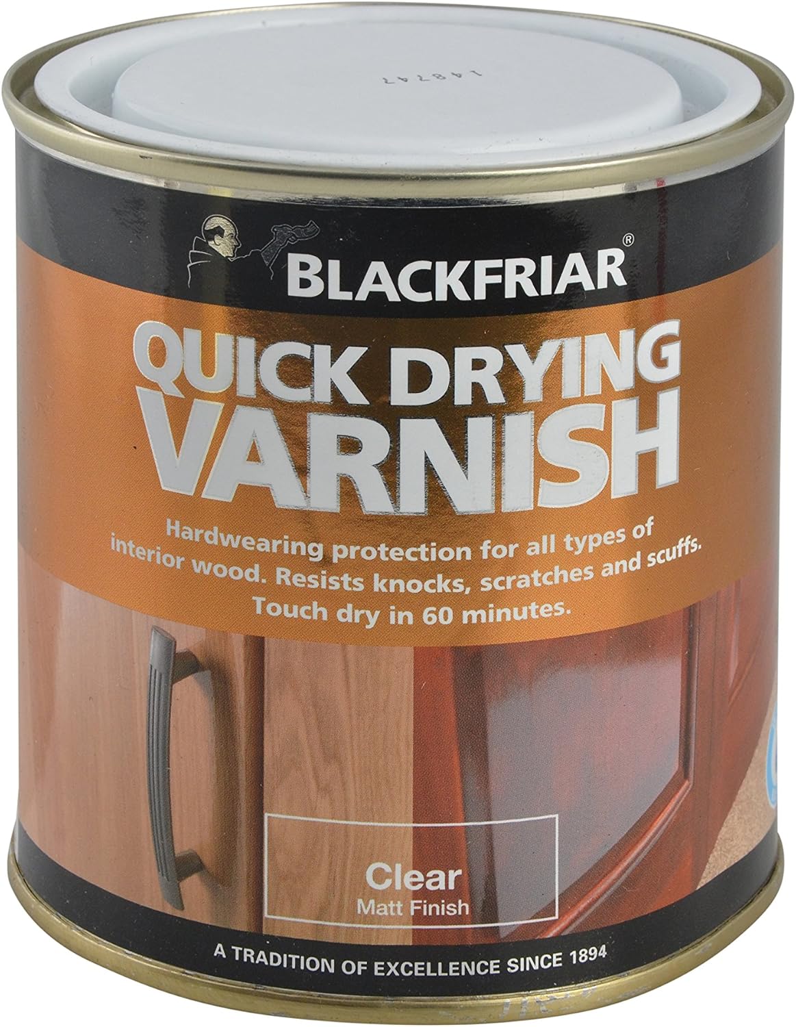Blackfriar QDDVCM250 Quick Drying Duratough Interior Varnish Clear Matt 250ml