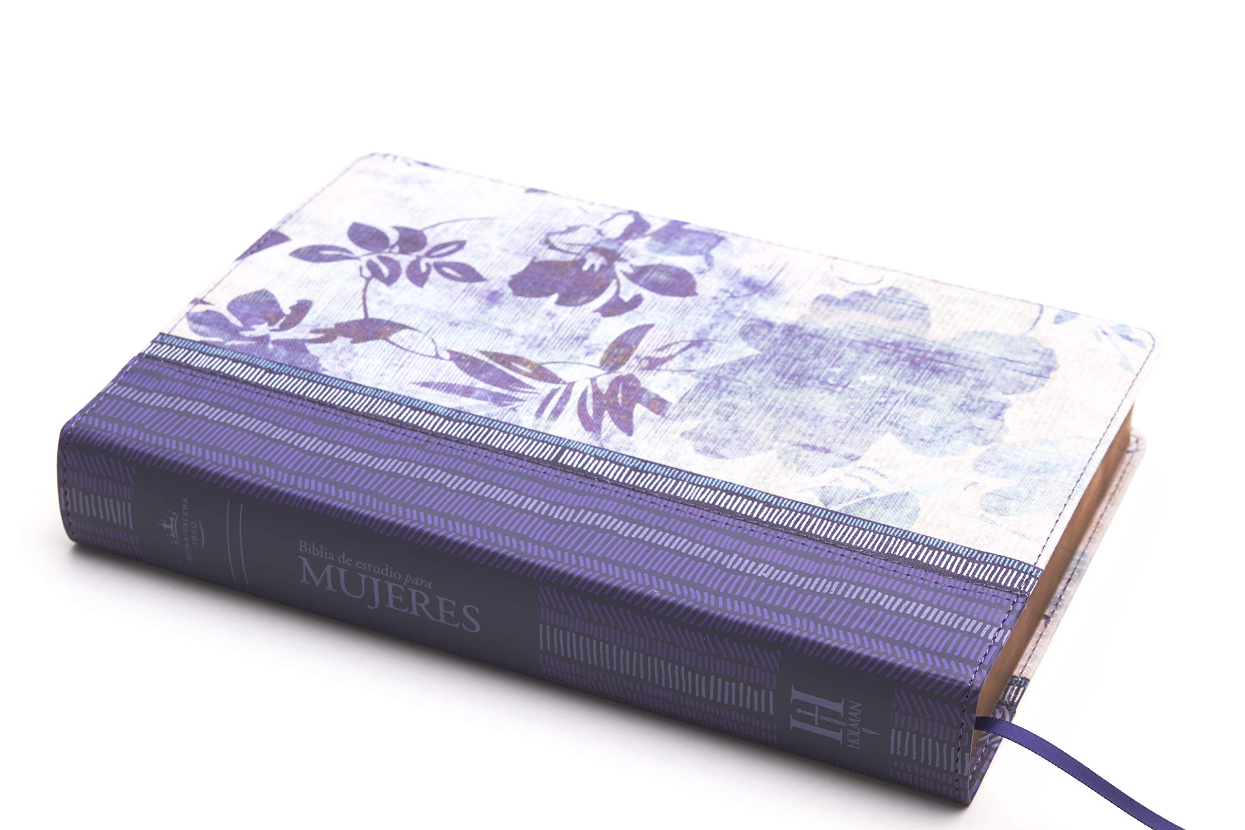 Biblia Reina Valera 1960 de Estudio para Mujeres. Tela impresa, azul floreado / Women Study Bible RVR 1960. Cloth over Board, Blue with Flowers (Spanish Edition)