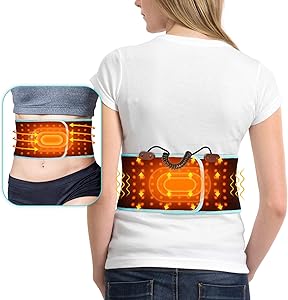 Massage Pad Heating Vibrating Back Massager with Auto Shut Off in Home Office Lumbar Pain Relief for Women/Men