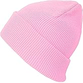 The Hat Depot - 100% Cotton Soft and Light Cuffed Skull Plain Daily Washed Beanie