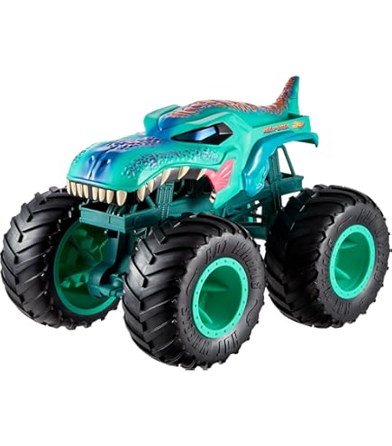 Amazon.com: Hot Wheels Monster Truck Oversize 2023 MEGA WREX
