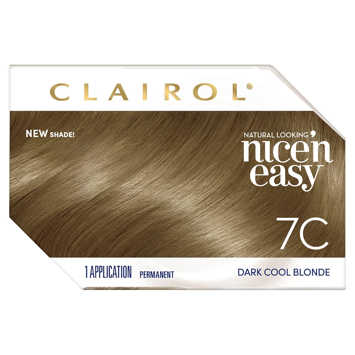 Clairol Nice'n Easy Permanent Hair Color, 7C Dark Cool Blonde, Pack of 1 : Beauty