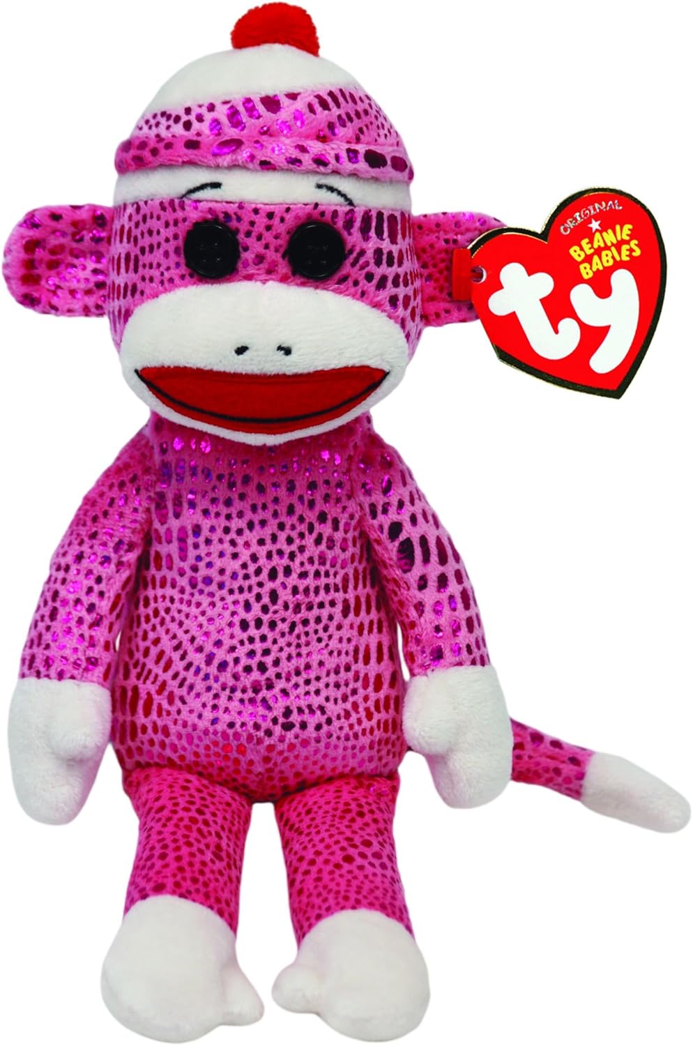 sock monkey beanie baby