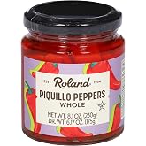 Roland Foods Whole Piquillo Peppers 8.1 Ounce Jar, Pack of 1