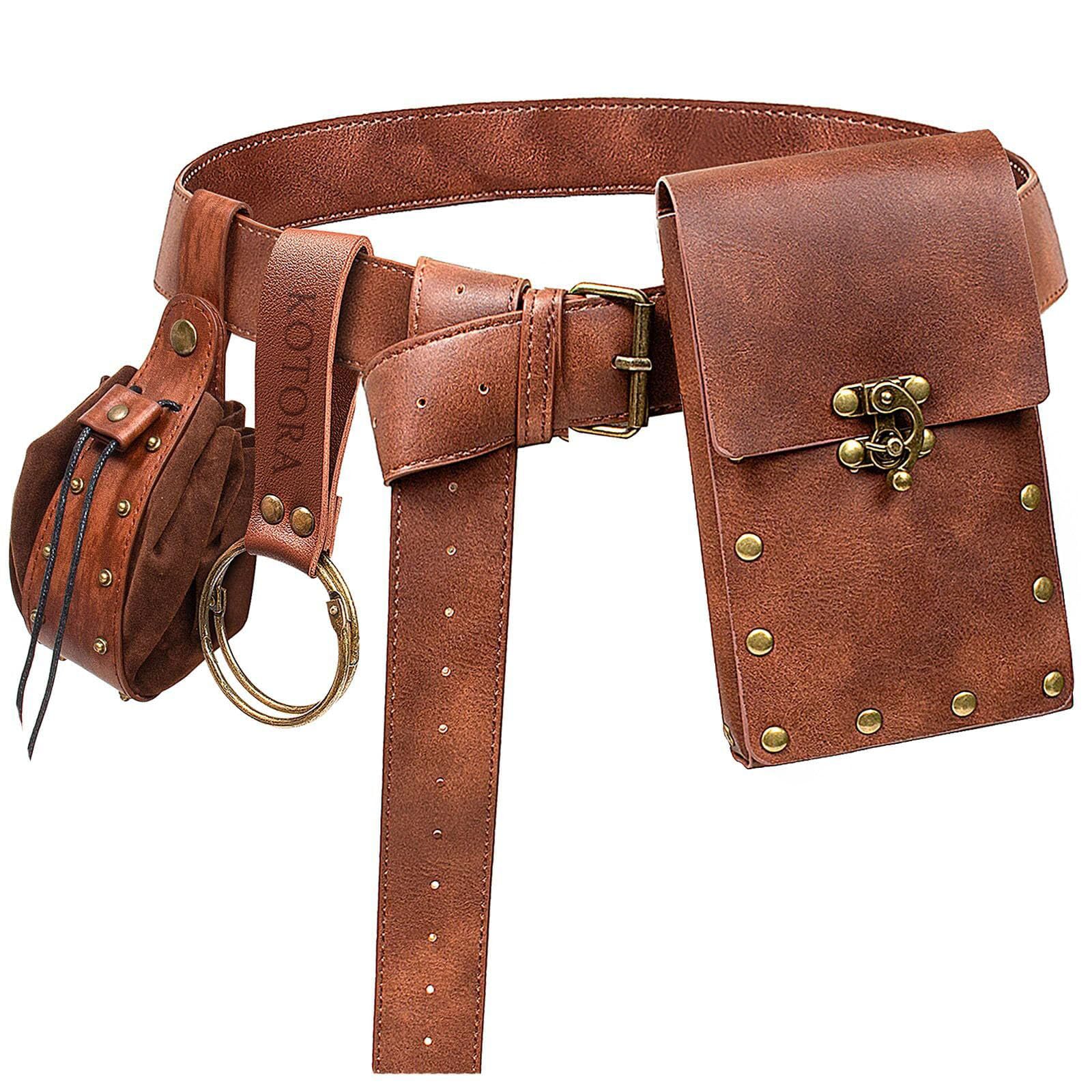 Renaissance Belt Pouch Coin Purse Skirt Hike Set Medieval Festival