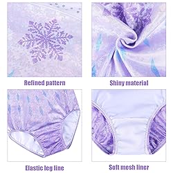 BAOHULU Gymnastics Leotard for Girls Shiny Sequins