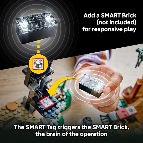 LEGO STAR WARS SMART PLAY: YODA’S HUT AND JEDI TRAINING – BUILDING TOY FOR ROLE PLAY – COMPATIBLE SET WITH 2 SMART TAGS AND 2 MINIFIGURES – GIFT FOR BOYS, GIRLS AND KIDS AGES 8+ – 75422