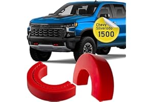 MITANLUXI Tow Hook Cover Compatible with 2007-2024 Chevy Silverado 1500 Accessories,Front Tow Hook Cover-Tow Hitch Cover-Hitch Covers for Trucks Fit for 2007-2024 Chevrolet Silverado 1500 Accessories (Red)