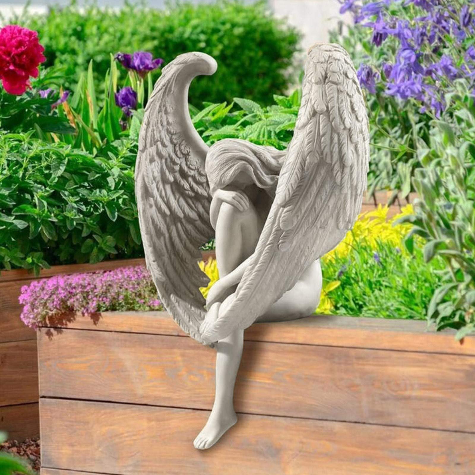 Buy Fullnoon The Anguished Angel Statue Redemption Wings Angel