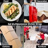 G4GADGET Heavy Duty Pallet Stretch Wrap 400mm x 220m Red Core 23µm view 4