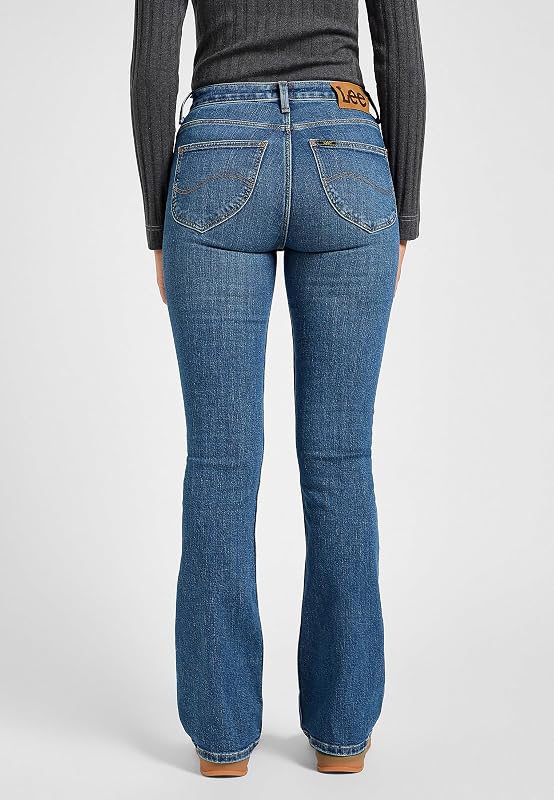 - Jean Femme - Coupe Bootcut Taille Haute - Breese Boot - Valiant Blue