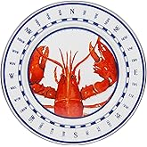 Golden Rabbit Enamelware Red Lobster 12.5" Charger
