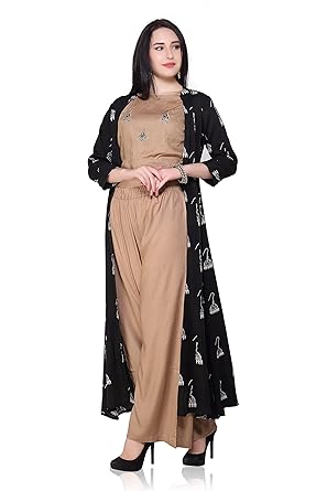 Buy Shemorj Classy Butti Embroided Crop Top With Palazzo Long