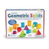 Learning Resources  View-Thru Geometric Solids, 14 Colored