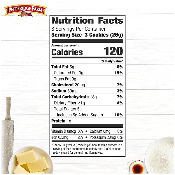 PEPPERIDGE FARM CHESSMEN BUTTER COOKIES, 7.25 OZ. BAG (PACKAGING MAY VARY)