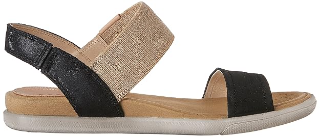 ecco damara black ankle gladiator sandal