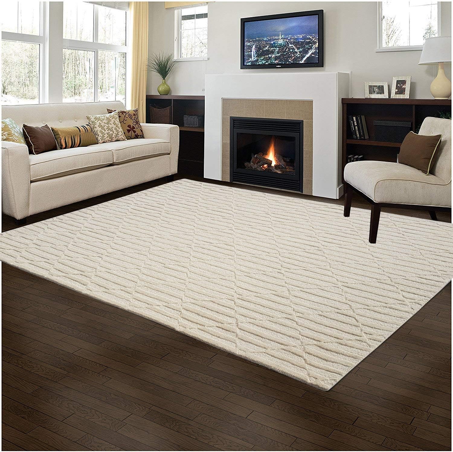 Buy Carpet Craft Plain Carpet with Loop Cut and High Low Pile Carpet