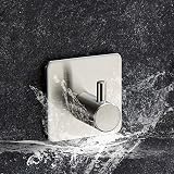 JS Stainless Steel Adhesive Hooks for Kitchen Bathroom Closet - Waterproof view 4