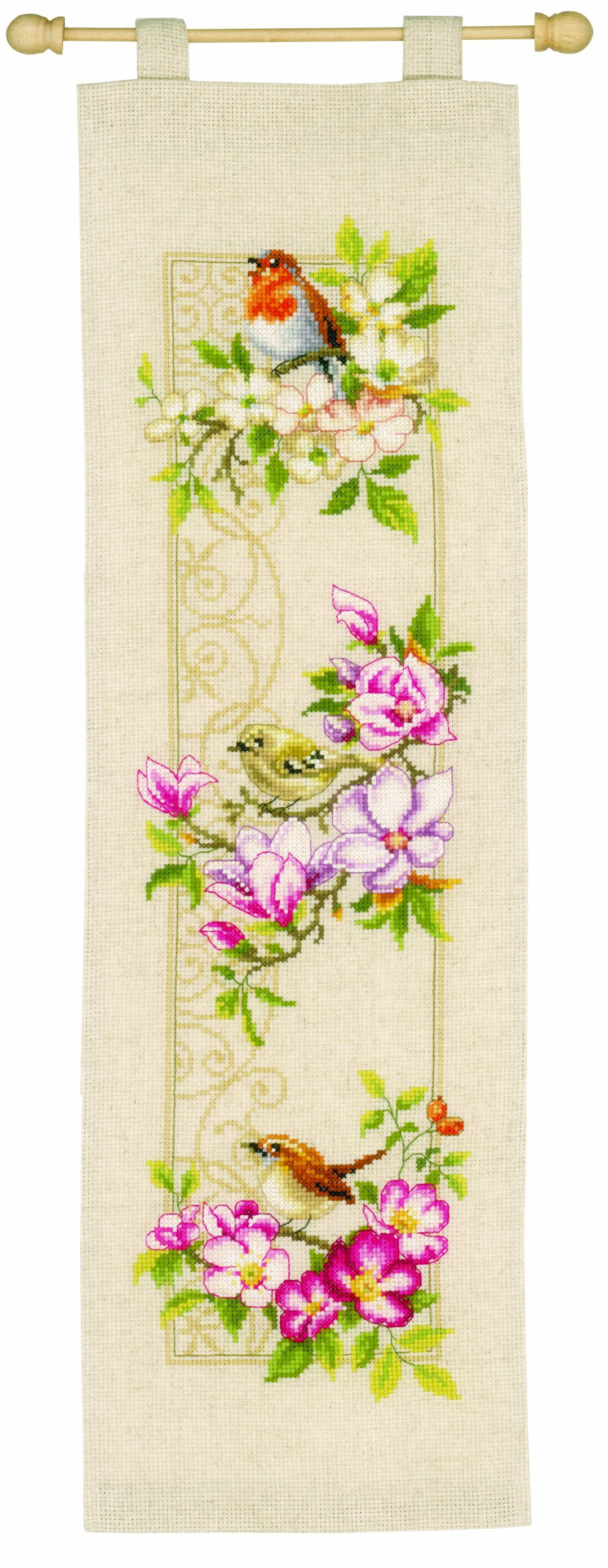 Vervaco 1-Piece Birds and Blossoms