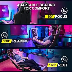 GTRACING Gaming Chair with Footrest, Ergonomic