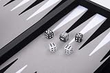 Engelhart Large Luxury Backgammon 45 cm Faux Leather Felt Inlay Dice Cups view 7