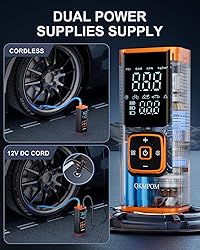 Tire Inflator Portable Air Compressor, 6X Faster