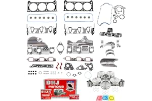 DNJ EK3135 Engine Rebuild Kit for 2006-2011 Buick, Chevrolet, Pontiac, Saturn Aura, G6, Impala 3.5L-3.9L V6 12V OHV 3490cc