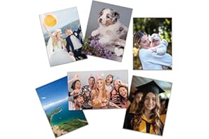 Custom Photo Prints Personalized Photo Gifts Standard Size Glossy - Set of 6,12,20pcs - UNFRAMED-Gift Wrapping Available (5 *