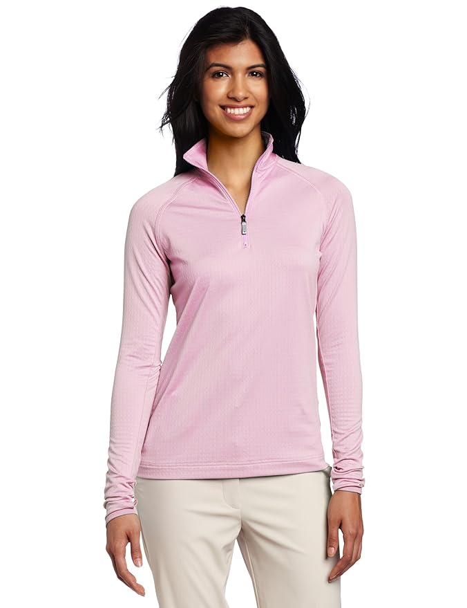 Callaway Golf Women's Sun Protection Shirt, Dusty Pink, X