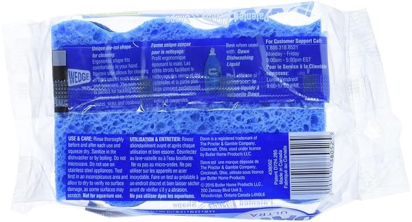 DAWN NON SCRATCH SPONGES 2 PK