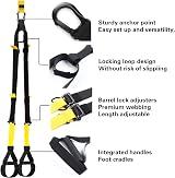 HAKENO Multi-Grip Pull Up Bar Doorway with Suspension Straps Set 440 lbs view 7
