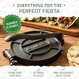 Tortillada Tortilla Press Cast Iron 25 cm with Recipe E-Book 50 Tortilla Recipes view 7