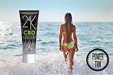 Power Tan 24K CBD Carrot Oil Sunbed Tanning Accelerator Cream 250ml - Fast Tan view 3