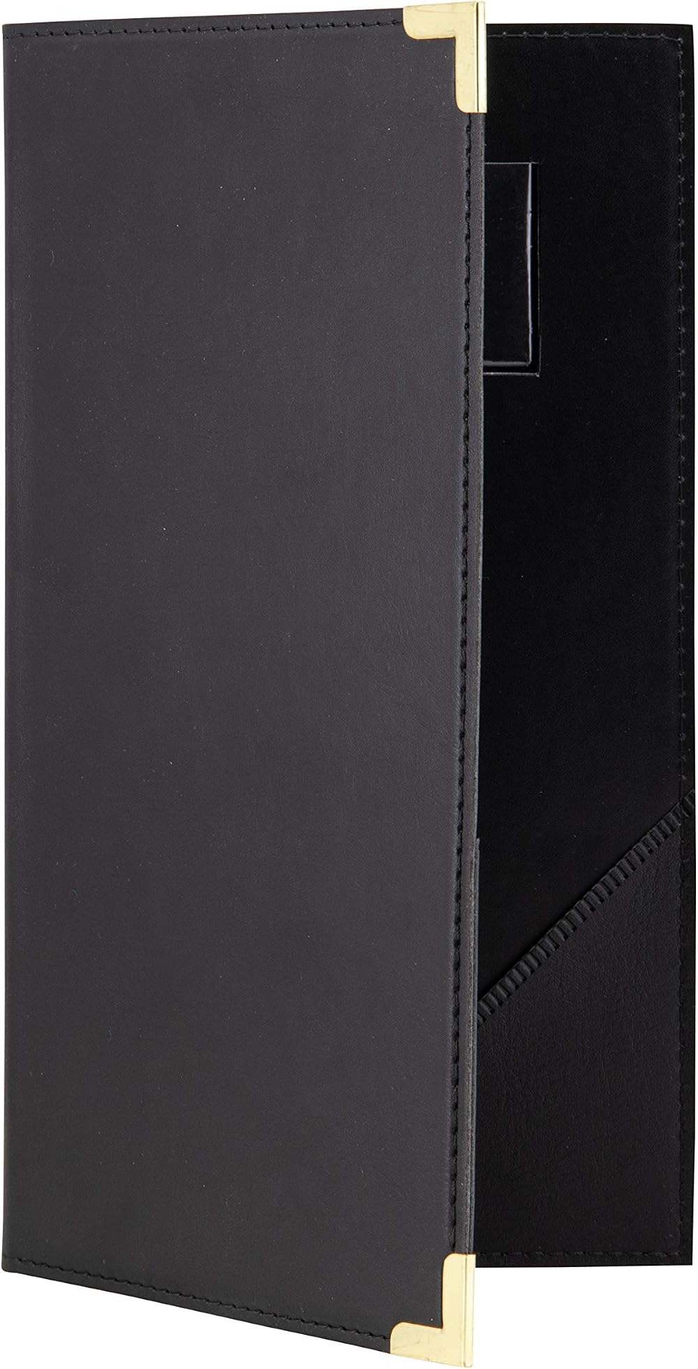 Securit Faux Leather Bill Presenter Restaurant Cafe Inner Card Slot Check