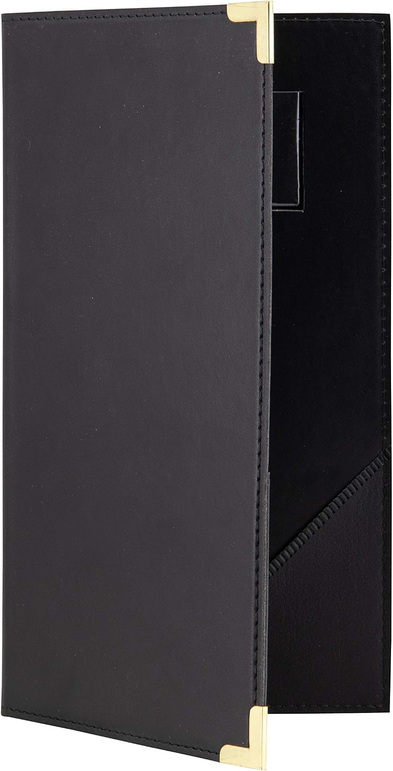 Securit Faux Leather Bill Presenter Restaurant Cafe Inner Card Slot Check