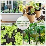 KINGLAKE 100Pcs Plastic Plant Labels & Pen 6" Writable Tags Garden Markers view 6