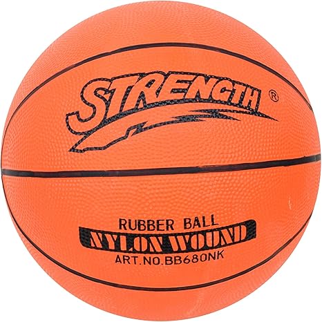 Strength - Pelota de Baloncesto (tamaño 7, Incluye Aguja y Red de ...