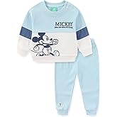 Disney Mickey Mouse Baby Boys Sweatshirt and Waffle Knit Pants Set for Infant