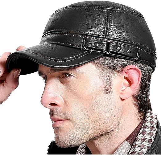 mens leather hat styles