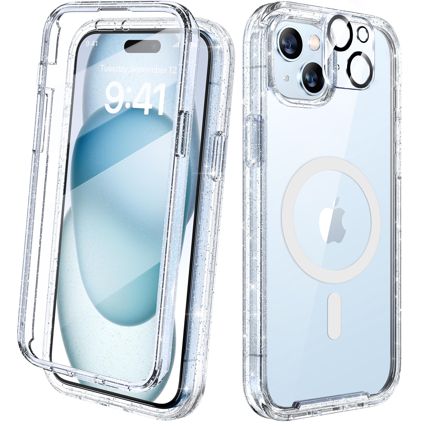 Diaclara Magnetic Designed for iPhone 15