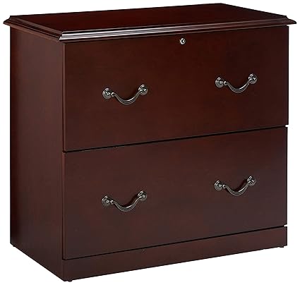Z Line Designs 2 Drawer Lateral File Cabinet Cherry Amazon In Home Kitchen