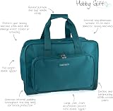Hobbygift Sewing Machine Carry Case Teal 47x21x33cm view 5