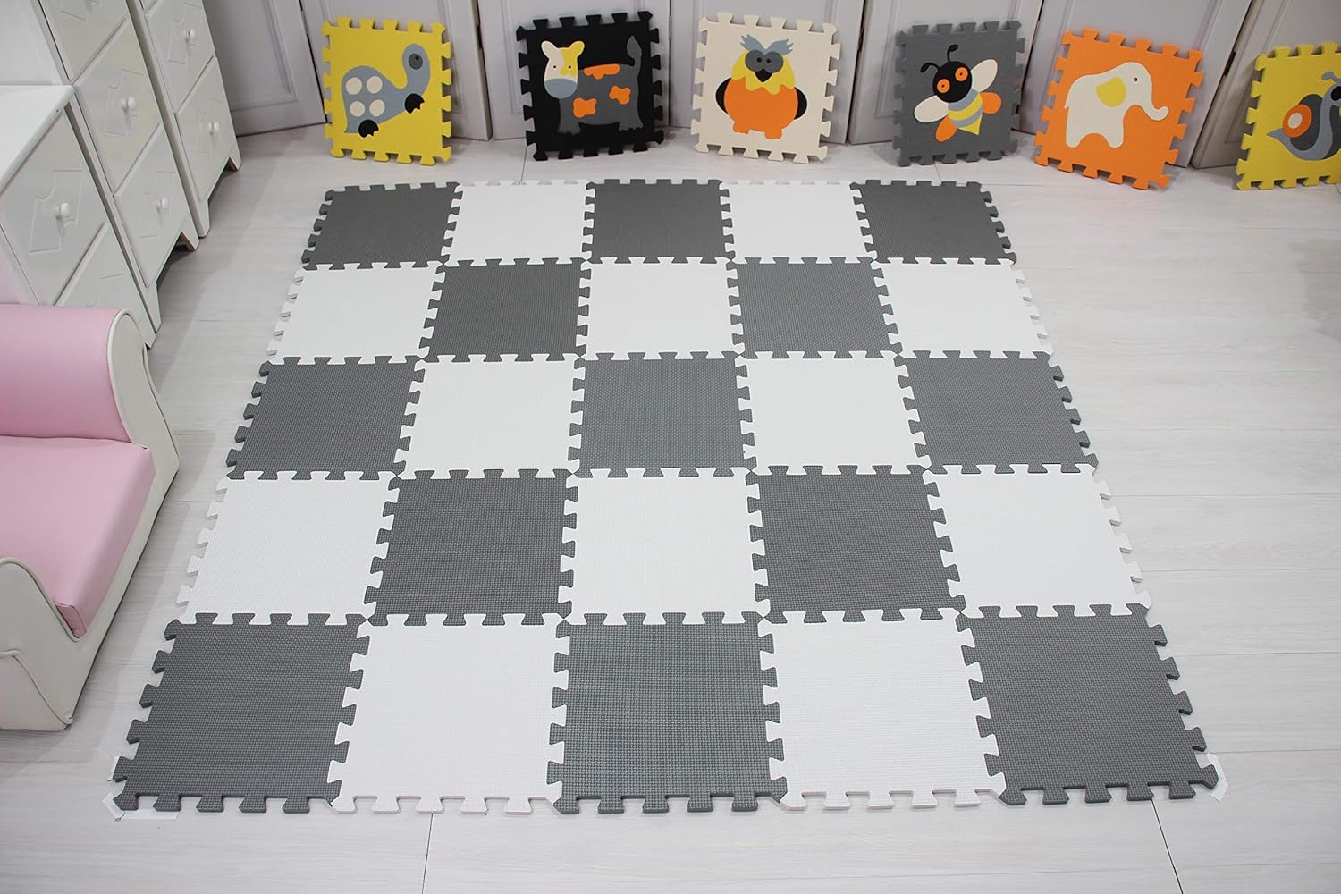 Qqpp Eva Puzzle Tapis Mousse Bebe Ideal Pour Les Tapis De Jeux Enfant 18 Dalles Blanc Beige 30 30 1cm Qqc Ajb18n Jeux Et Jouets Puzzles Lawawarenesssociety In