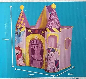 my little pony castle play tent