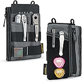 VIPERADE VE18 EDC Pouch, Pocket Organizer for Men, EDC Pocket Organizer, 3 Slots with 2 Zipper Pockets, Multitool Pouch