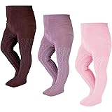 cream cable knit tights baby