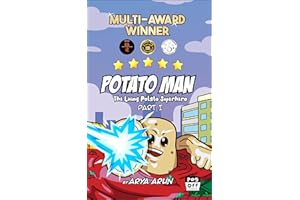Potato Man, The Living Potato Superhero - Part I: A Witty & Silly Action Fantasy | Graphic Novels for Kids 9-12 | Comic Books