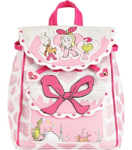 Dr. Seuss Cindy Lou Who Pink Mini Backpack - Officially Licensed Whoville Bag Dr. Seuss Pink Cindy Lou Who Mini Backpack | Dr. Seuss  main image 2