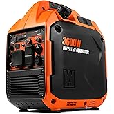 WEN 3600-Watt Portable Inverter Generator, RV-Ready, Quiet and Lightweight with Fuel Shut Off (56360i)