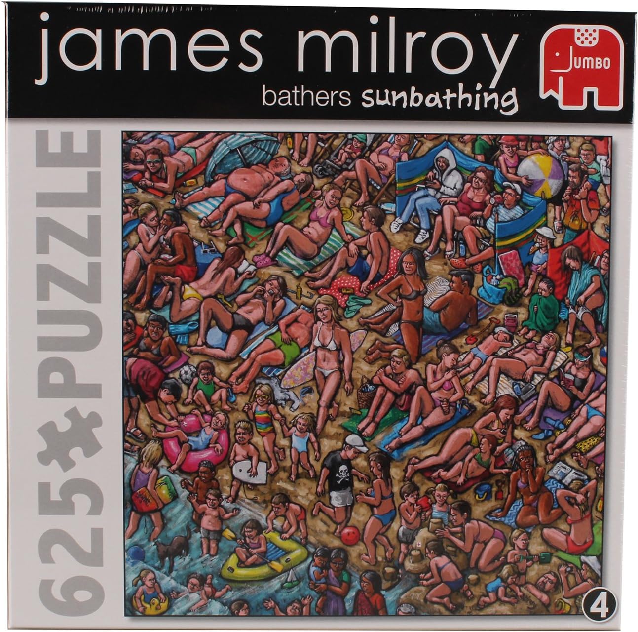 James Milroy Bathers Sunbathing Jigsaw Puzzle (625 Pieces)